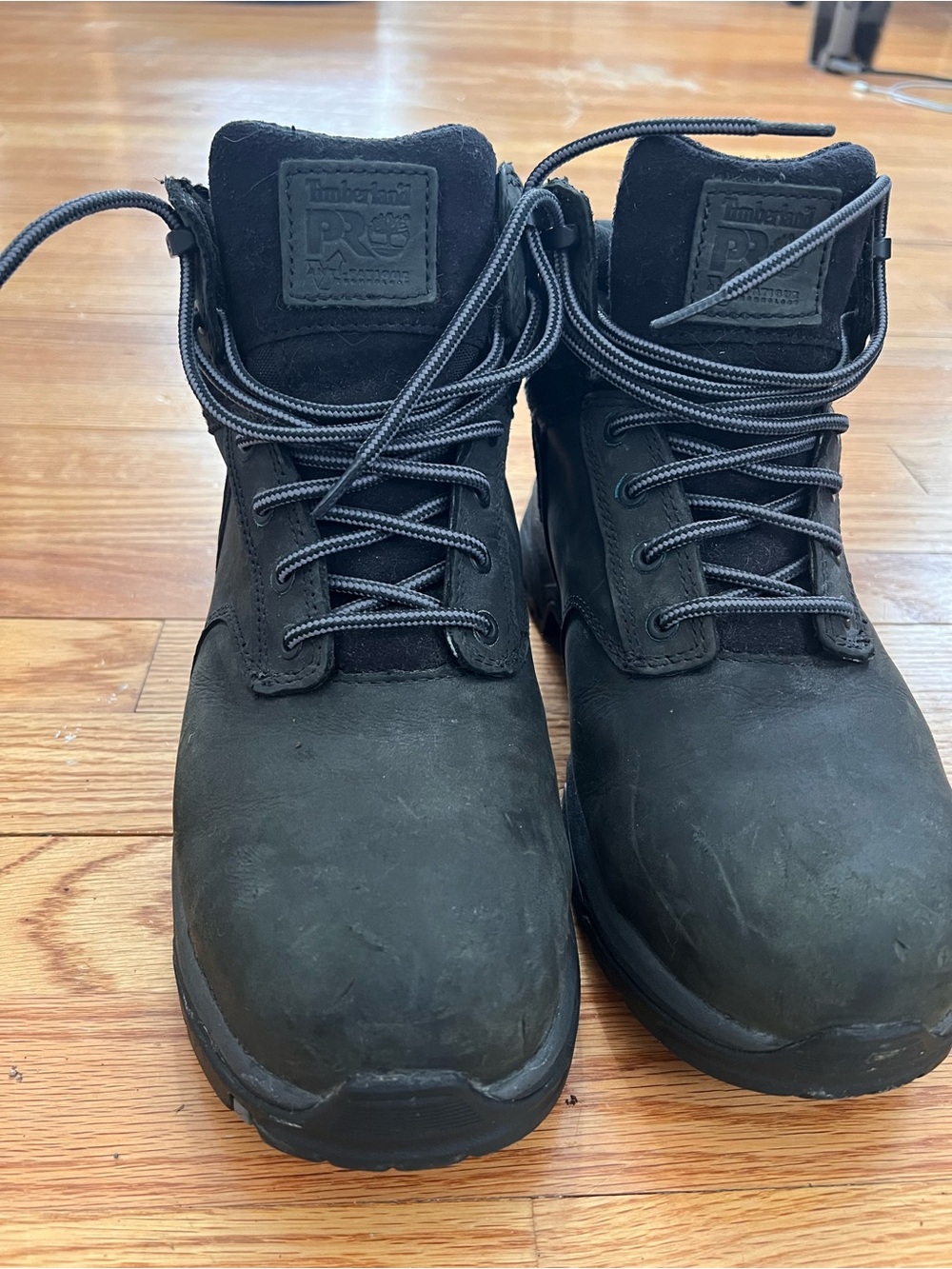 Timberland PRO Men's Black Lace-Up Work Boots